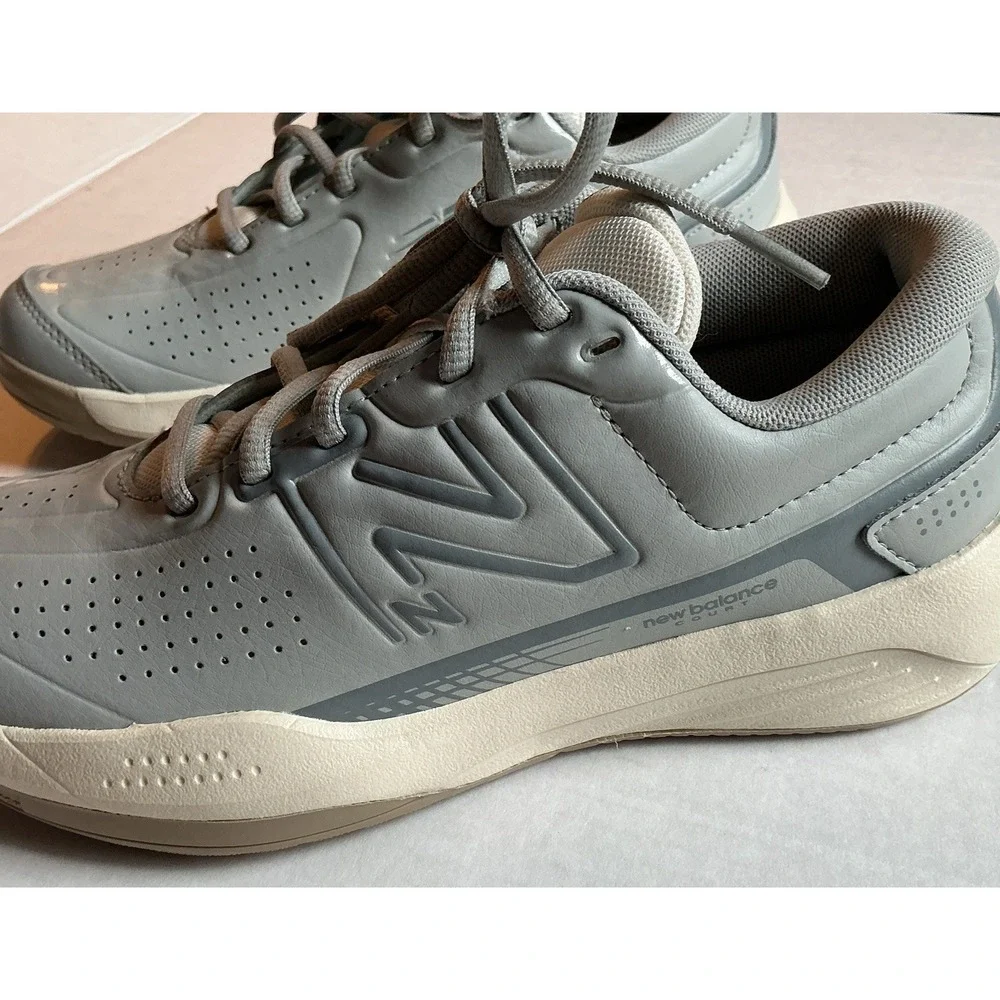 New Balance 696 Women's Tennis Shoes Gray ( WCH696G5 ) Athletic Sneakers Size 8B - Picture 2 of 10